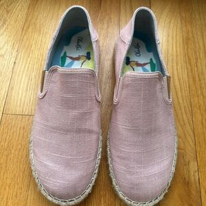 OluKai Kaula Pa’a Kapa Pink Espadrilles for Women